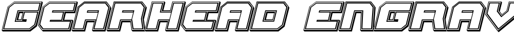 Gearhead Engraved Italic