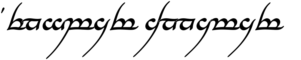 Tengwar Annatar