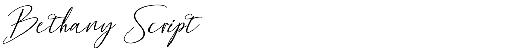 Bethany Script