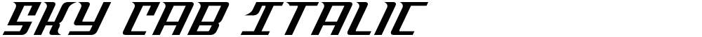 Sky Cab Italic