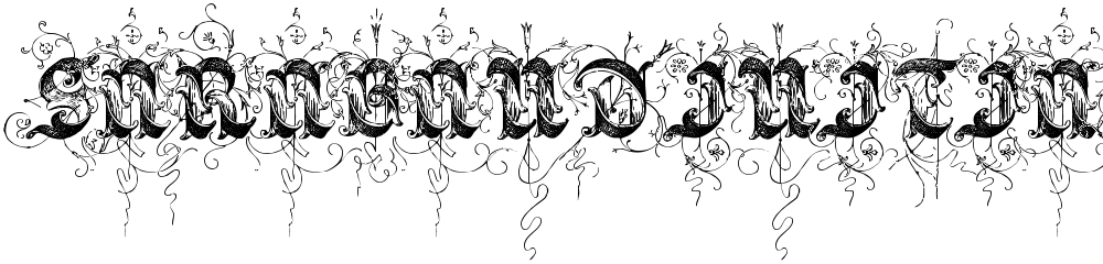 Saraband Initials