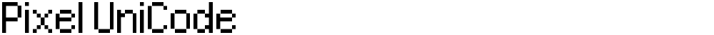 Pixel UniCode