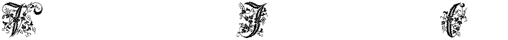 Victorian Initials One