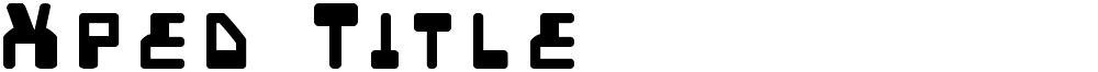 Xped Title
