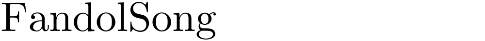 FandolSong