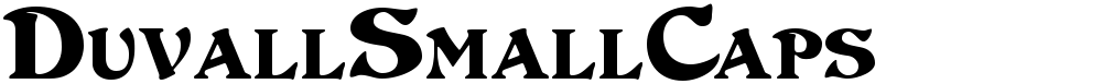 DuvallSmallCaps