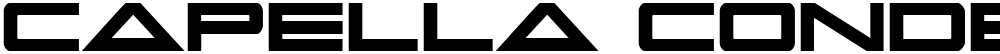 Capella Condensed Bold