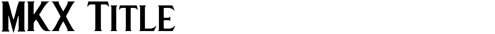 MKX Title