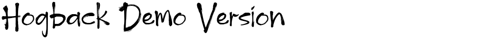 Hogback Demo Version