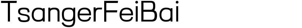 TsangerFeiBai