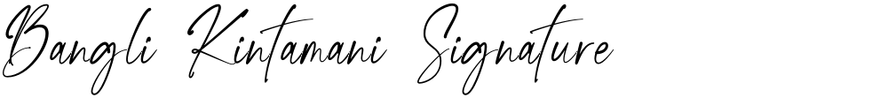 Bangli Kintamani Signature