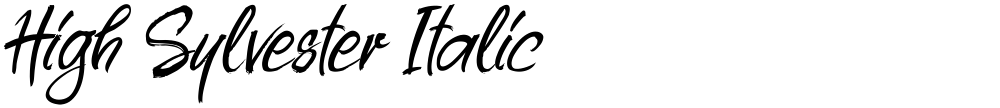 High Sylvester Italic