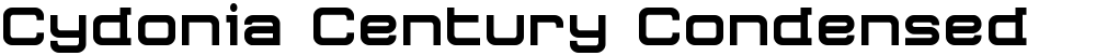 Cydonia Century Condensed