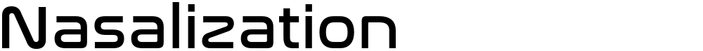 Nasalization