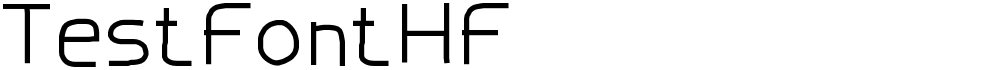 TestFontHF