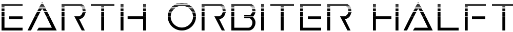 Earth Orbiter Halftone
