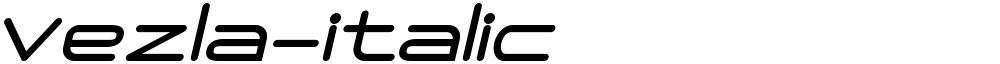 Vezla-italic