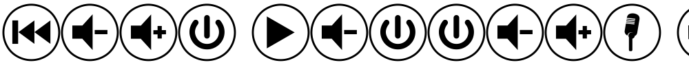 font bottons music pro