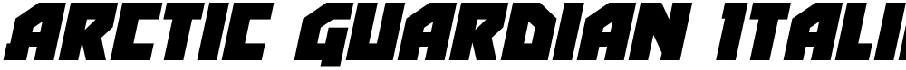 Arctic Guardian Italic