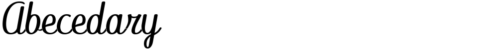 Abecedary