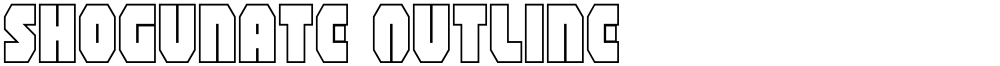 Shogunate Outline
