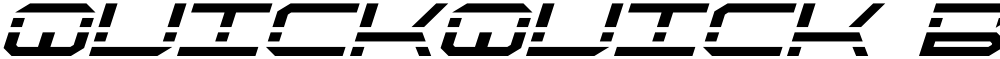 QuickQuick Bold Italic