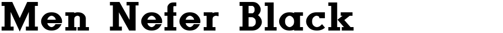 Men Nefer Black