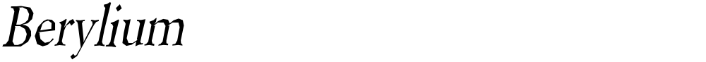 Berylium