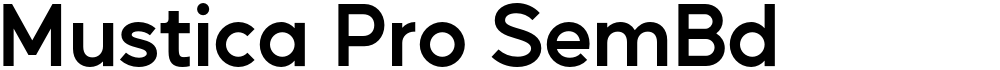 Mustica Pro SemBd
