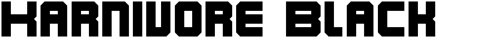 Karnivore Black