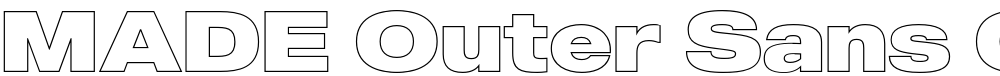 MADE Outer Sans Outline