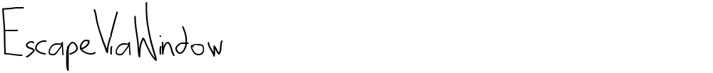 EscapeViaWindow
