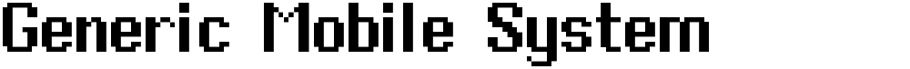 Generic Mobile System