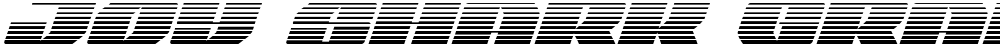Joy Shark Gradient Italic