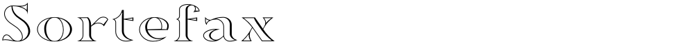 Sortefax