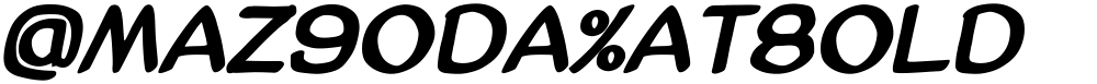 AmazGoDaMatBold
