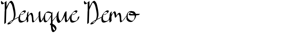 Denique Demo