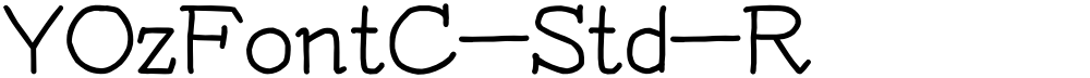 YOzFontC-Std-R