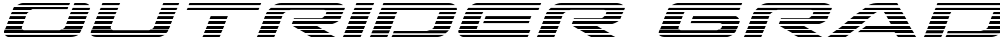 Outrider Gradient Italic