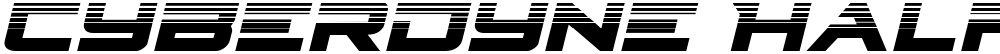 Cyberdyne Halftone Italic