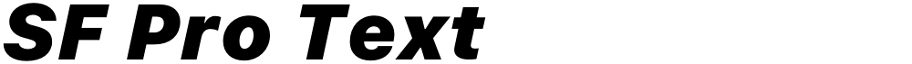 SF Pro Text