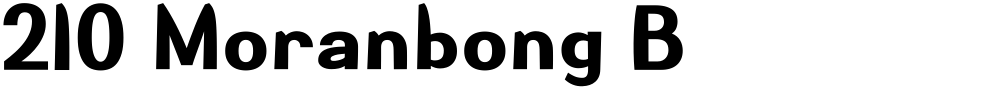 210 Moranbong B