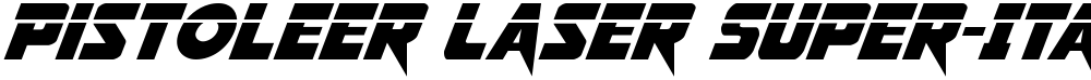 Pistoleer Laser Super-Italic