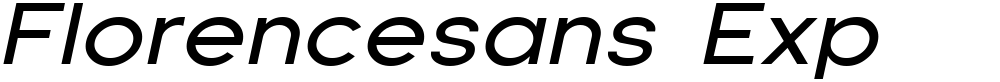 Florencesans Exp