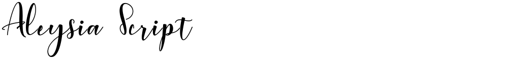 Aleysia Script