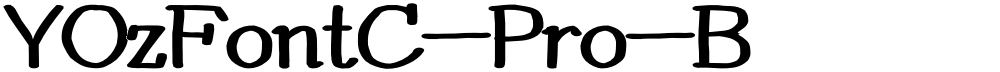 YOzFontC-Pro-B