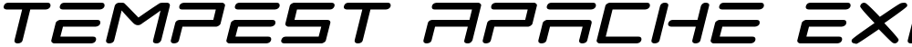 Tempest Apache Expanded Italic