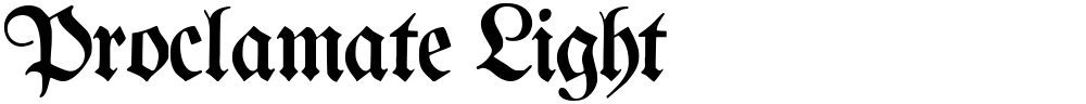 Proclamate Light