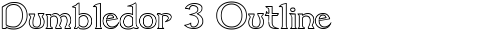 Dumbledor 3 Outline
