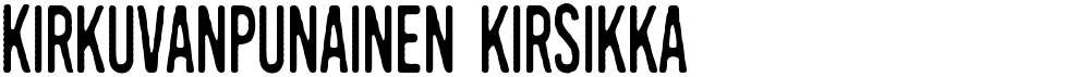 Kirkuvanpunainen kirsikka